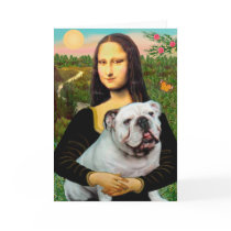 English Bulldog 9 - Mona Lisa Cards