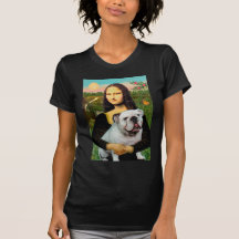 English Bulldog 9 - Mona Lisa T Shirt