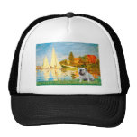 English Bulldog 9 - Sailboats 2 Hat