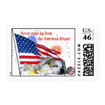 English Bulldog  – American Dream Stamp