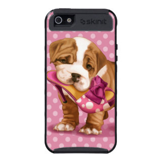 English bulldog and shoe iPhone 5 cover