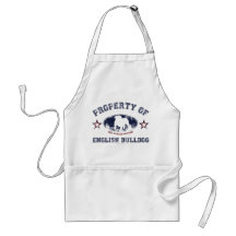 English Bulldog Apron