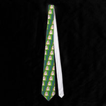 English Bulldog Art necktie ties