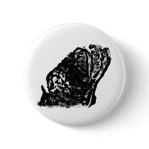English bulldog badge buttons