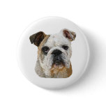 English Bulldog Buttons