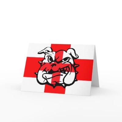 English Bulldog Greeting Card by LIMEYBOY