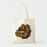 English Bulldog Cartoon Tote Bags
