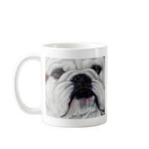 English Bulldog Close and Personal Coffee Mugs