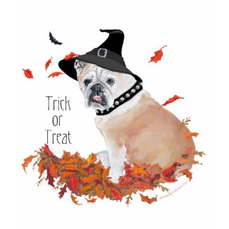 English Bulldog Halloween shirt