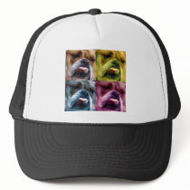 English bulldog trucker hat
