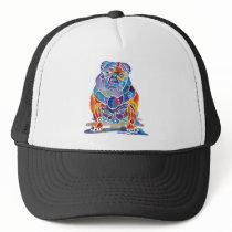 English Bulldog Trucker Hat