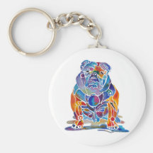English Bulldog Key Chain