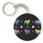 English Bulldog Keychains