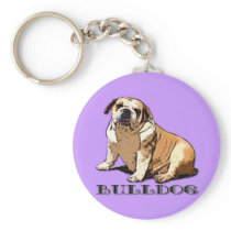English Bulldog keychain
