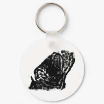 English bulldog keychain by Junglegeorge English bulldog keychain