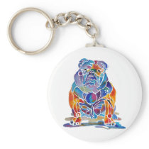 English Bulldog Key Chain