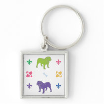 English Bulldog Keychains
