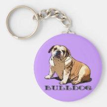 English Bulldog keychain