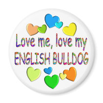 ENGLISH BULLDOG magnets