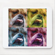 English bulldog mouse pad