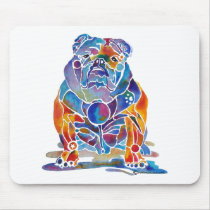 English Bulldog Mouse Pad