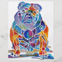 English Bulldog Personalized Flyer