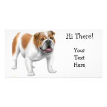 English Bulldog Photo Card photo cards by twopurringcats English Bulldog Photo Card photo cards