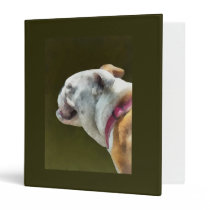 English Bulldog Profile binders
