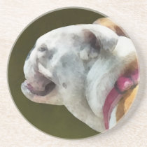 English Bulldog Profile coasters
