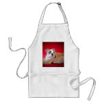 English bulldog puppy aprons