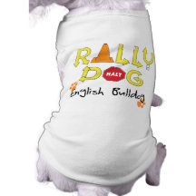 English Bulldog Rally Dog Doggie Tshirt