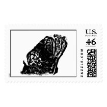 English bulldog stamp by Junglegeorge English bulldog stamp