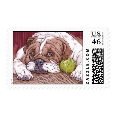 English Bulldog Stamp