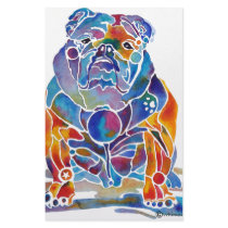 English Bulldog Stationery Design