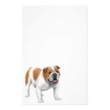 English Bulldog Stationery