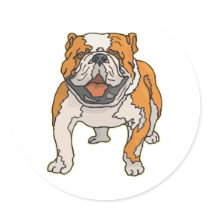 English Bulldog stickers