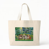 English Bulldog Trio - Bridge bags by masterpiecedogs English Bulldog Trio - Bridge bags