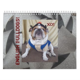 English Bulldogs &amp; Puppies Calendar!