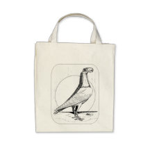 English Carrier Pigeon1978 Tote Bags