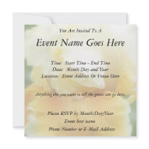 English Charm - Tall Bearded Iris Personalized Invite