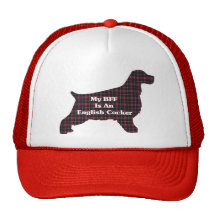 English Cocker BFF Gifts Mesh Hat
