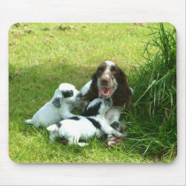 English Cocker Spaniel and Puppies Mousepad by Irishdreams English Cocker Spaniel and Puppies Mousepad