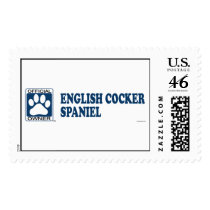 English Cocker Spaniel Blue Stamp
