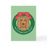 English Cocker Spaniel Christmas cards