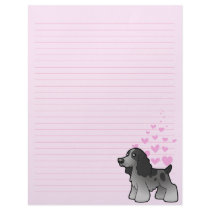 English Cocker Spaniel Love Custom Letterhead