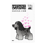 English Cocker Spaniel Love Stamp