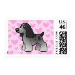 English Cocker Spaniel Love Stamp