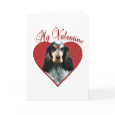 English Cocker Spaniel My Valentine card