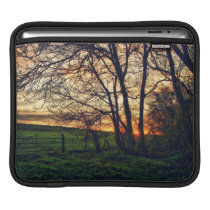 English Countryside Sunset HDR art iPad sleeve ipad sleeves