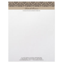 English Damask Letterhead